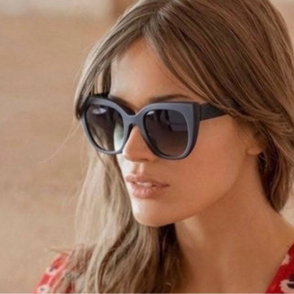 TOMS Sydney Matte Black Sunglasses
